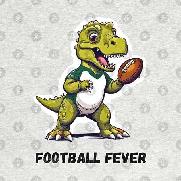 Football Fever Dino by Doodle and Things